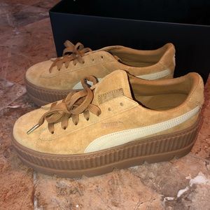 Fenty Puma Brown Cleated Creepers Suede Women’s